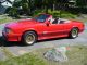 1987 Mustang Mclaren Convertible 456 Auto.  Red With Beige Interior Mustang photo 9