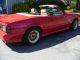 1987 Mustang Mclaren Convertible 456 Auto.  Red With Beige Interior Mustang photo 7