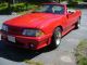 1987 Mustang Mclaren Convertible 456 Auto.  Red With Beige Interior Mustang photo 8