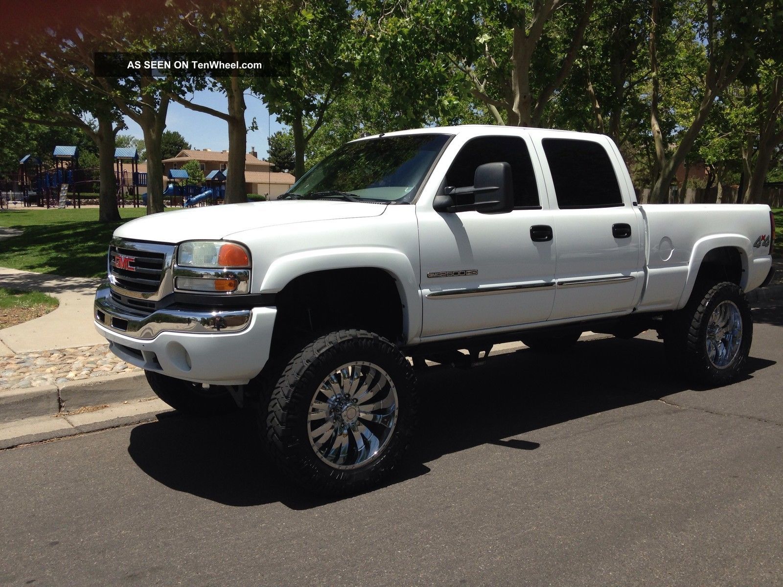 2005 Gmc Sierra 2500hd Slt Lifted 4x4 Crewcab Sierra 2500 photo