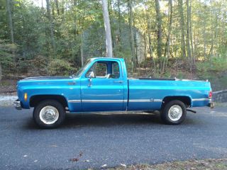1973 Chevrolet Custom Deluxe 20 3 / 4 Ton Pickup Truck,  Great Project,  Matching S photo