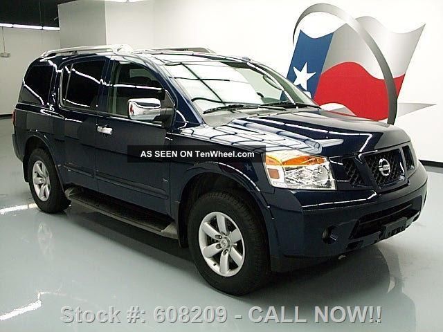 2010 Nissan Armada Se 4x4 8 Passenger Rearview Cam 63k
