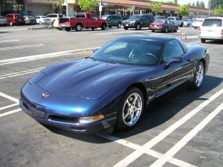 2000 Corvette Coupe,  C5,  Manual Trans,  Heads Up Display,  Corsa Exhaust,  Blue photo