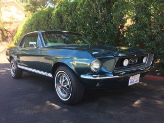 1967 Ford Mustang Sport Coupe Gta V8 Auto Ca Car No Rust photo