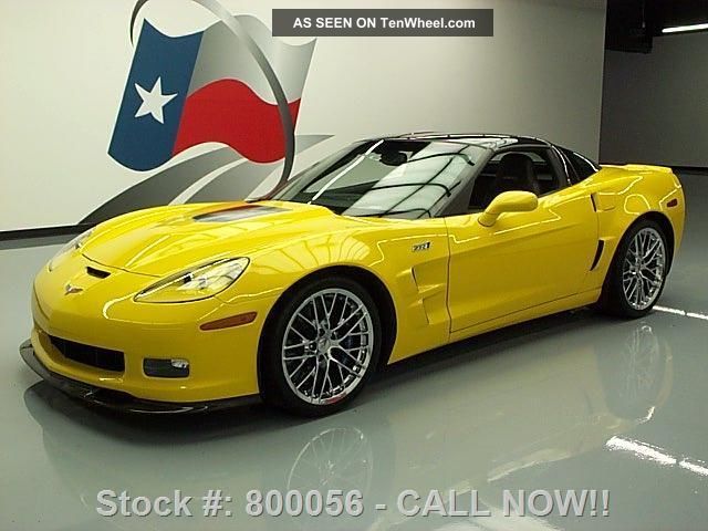 2010 Chevy Corvette Zr1 3zr Supercharged Hud 17k Mi Texas