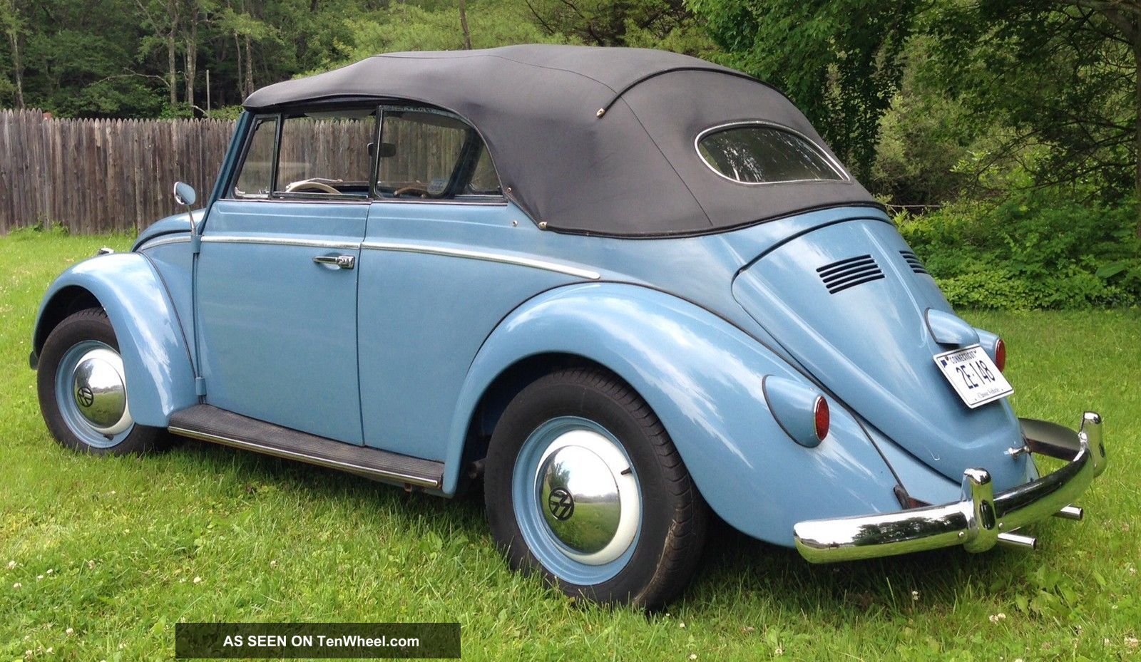 1960 Vw Volkswagen Beetle Convertible Classic