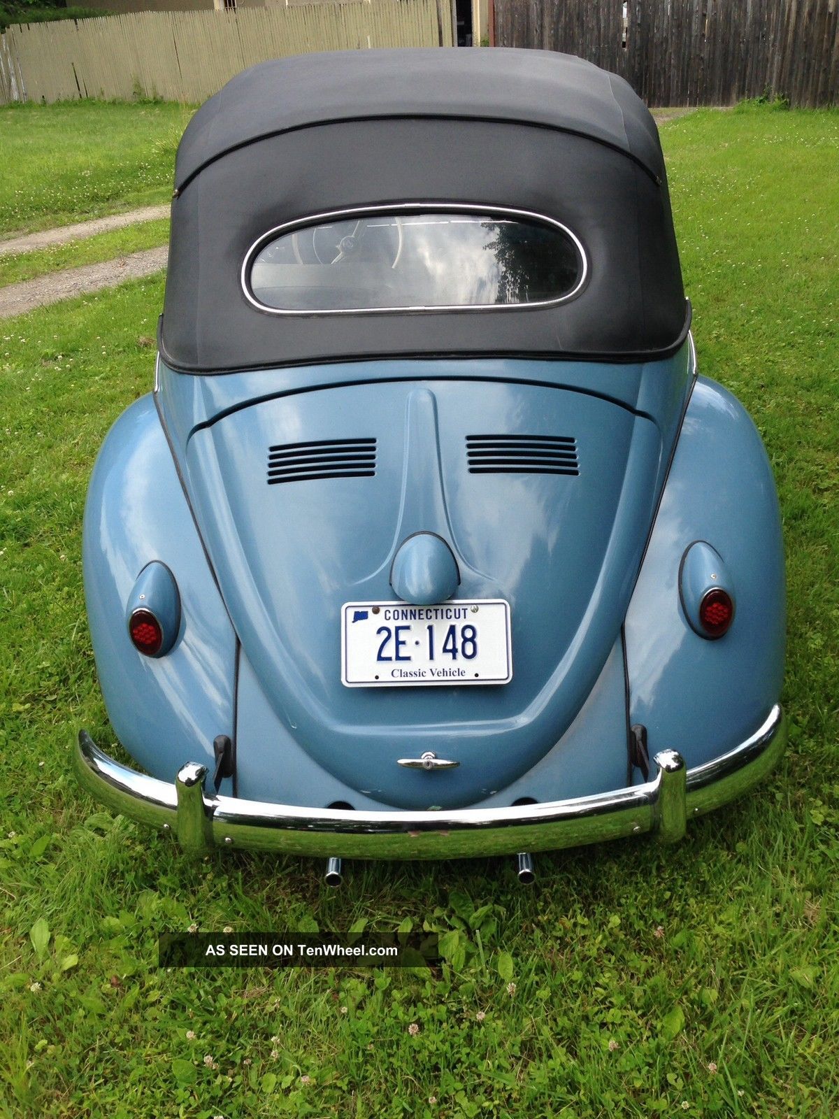 1960 Vw Volkswagen Beetle Convertible Classic