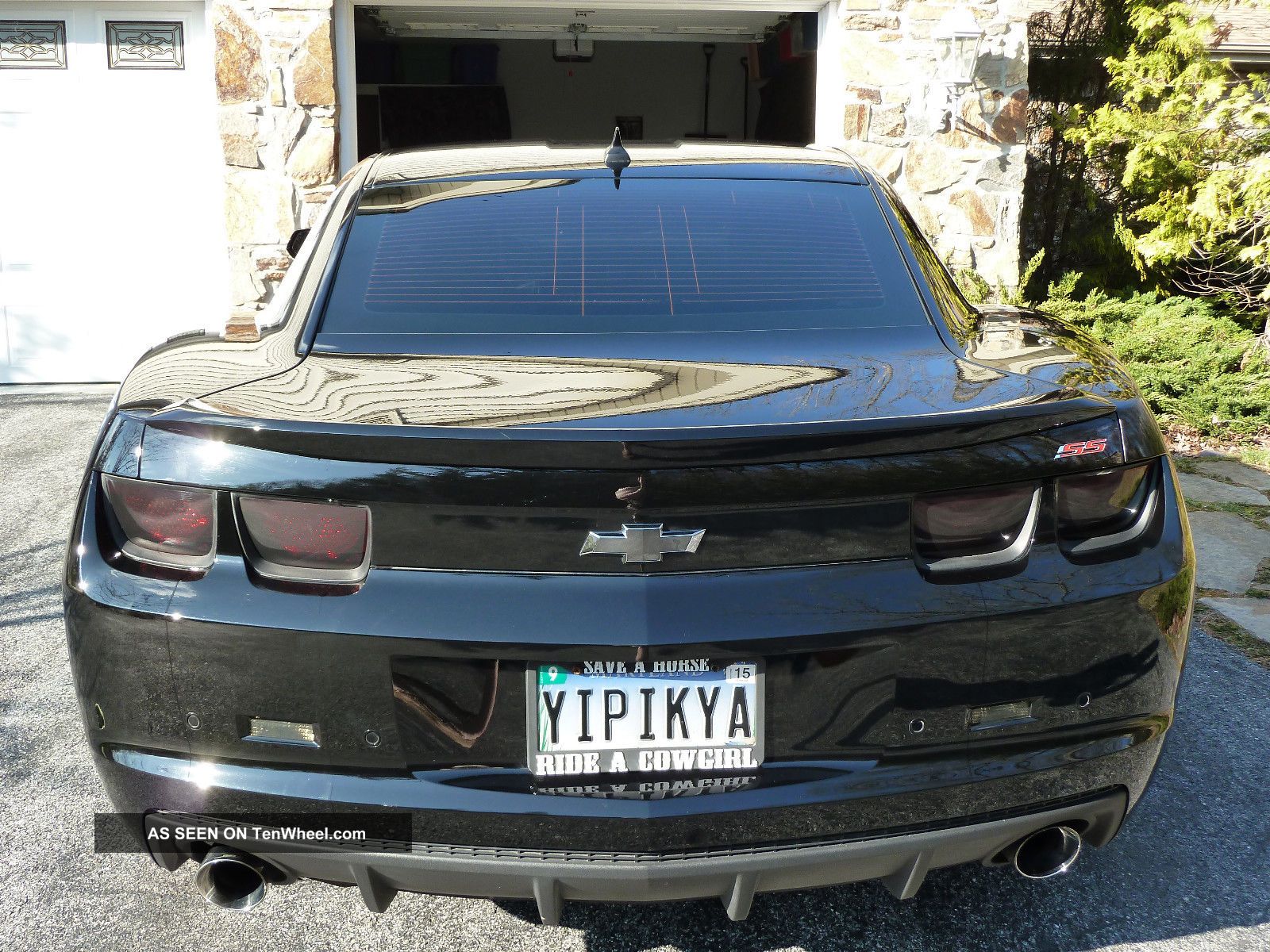 2011 Chevrolet Chevy Camaro Sport Ss All Black Muscle Car