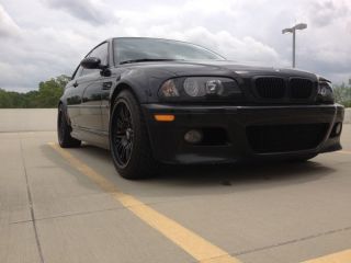 2003 Bmw M3 E46 Black 6 - Speed Carbon Trunk Leds Fast Fun,  Clear Title photo
