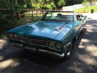 1969 Plymouth Roadrunner Convertible,  440,  Buckets,  Console Auto Floor Shift photo
