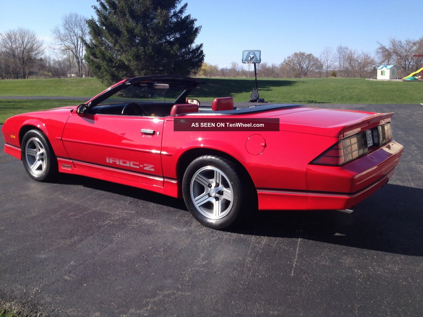1990 Chevy Iroc Convertible Rare Red
