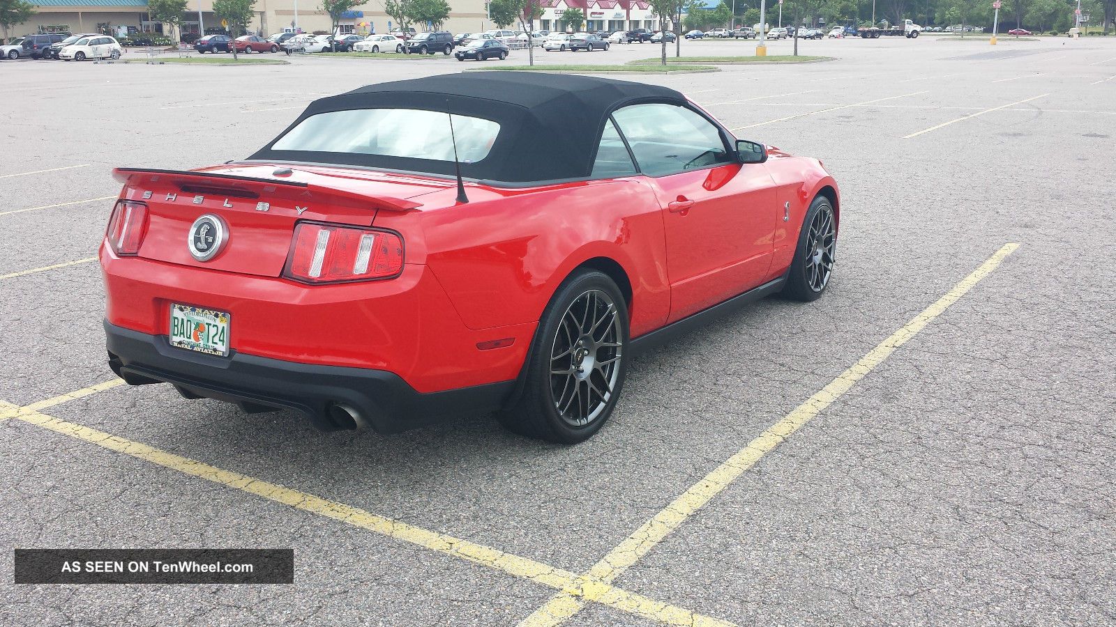 2012 Ford Mustang Shelby Gt500 Race Red Convertible 5 4l