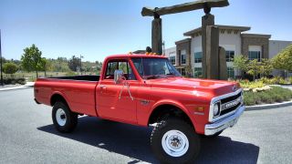 1970 Chevrolet K20 C20 Pickup Truck Fire 4x4 photo