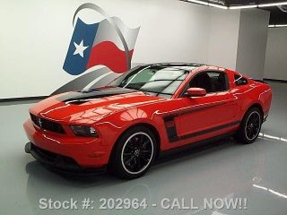 2012 Ford Mustang Boss 302 131 5.  0 Recaro Seats 11k Mi Texas Direct Auto photo