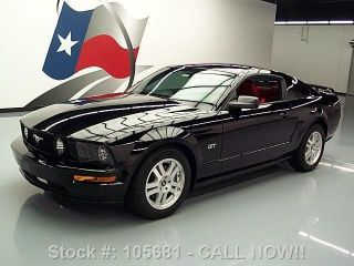 2008 Ford Mustang Gt Premium 5 - Speed Red 61k Mi Texas Direct Auto photo
