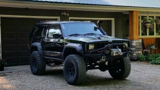 1998 Xj Jeep Rock Crawler Trail Rig Daily Driver Cherokee 2 Door $13k Invested photo