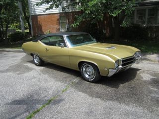 1969 Buick Gs400 Trumpet Gold Black Vinyl Mostly Numbers Matching photo