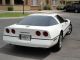 1984 Chevrolet Corvette Coupe White With Black Interior 84 Vette Corvette photo 2