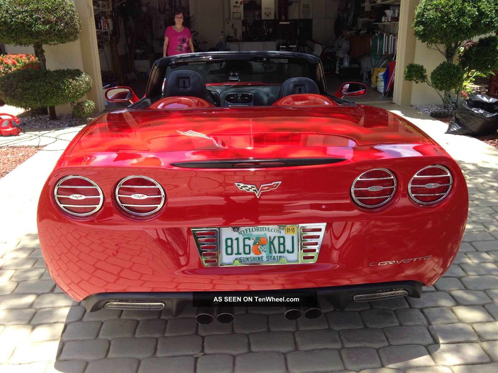 2008 Victory Red Corvette Convertible Convertible
