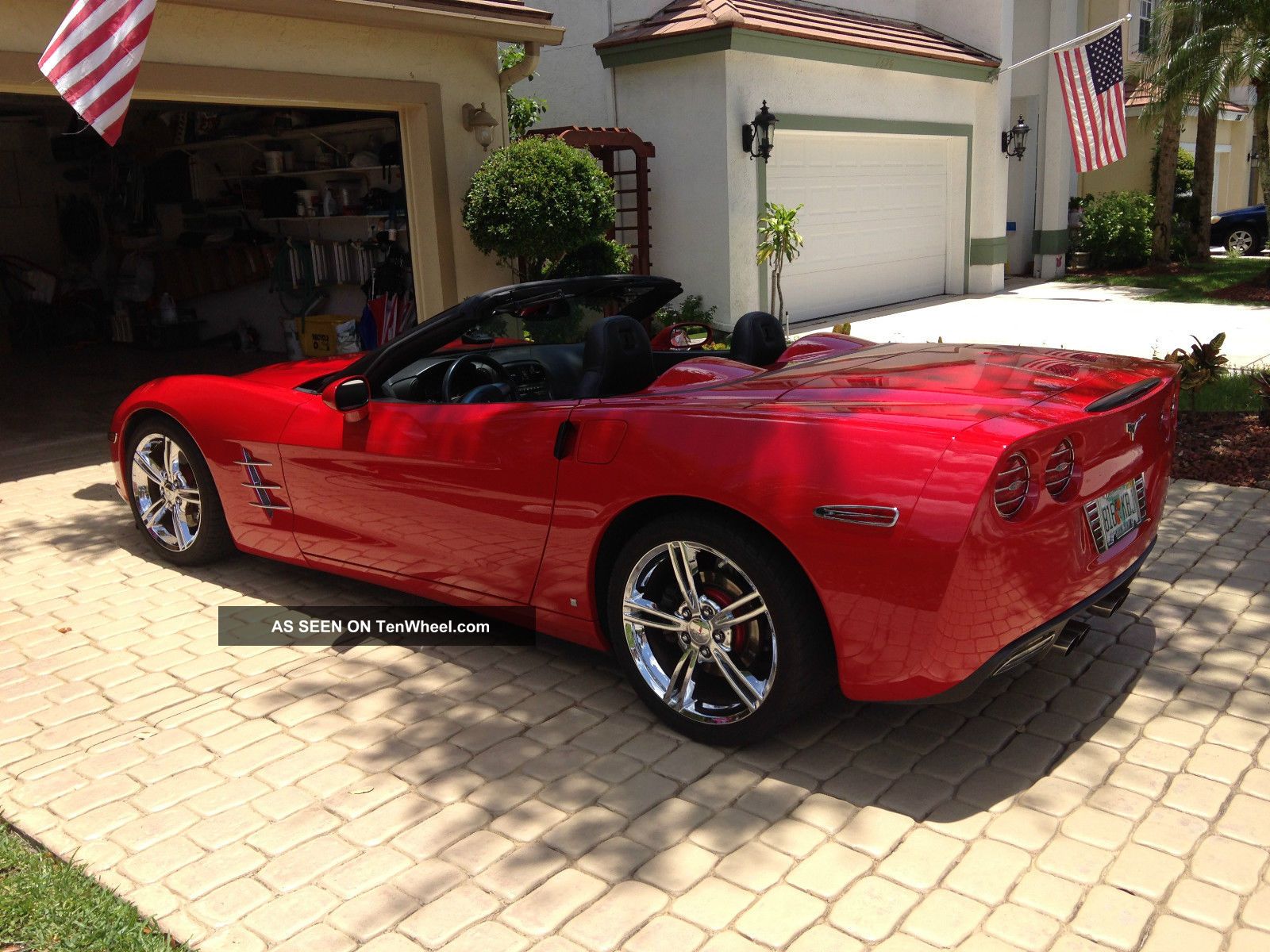 2008 Victory Red Corvette Convertible Convertible