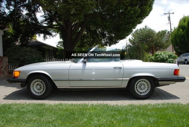1985 Mercedes 380sl Cpe / Rdstr - - Immaculate California Car - - - Books And Records SL-Class photo