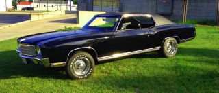 Early Triple Black 1970 Factory Ls3 Big Block Monte Carlo photo