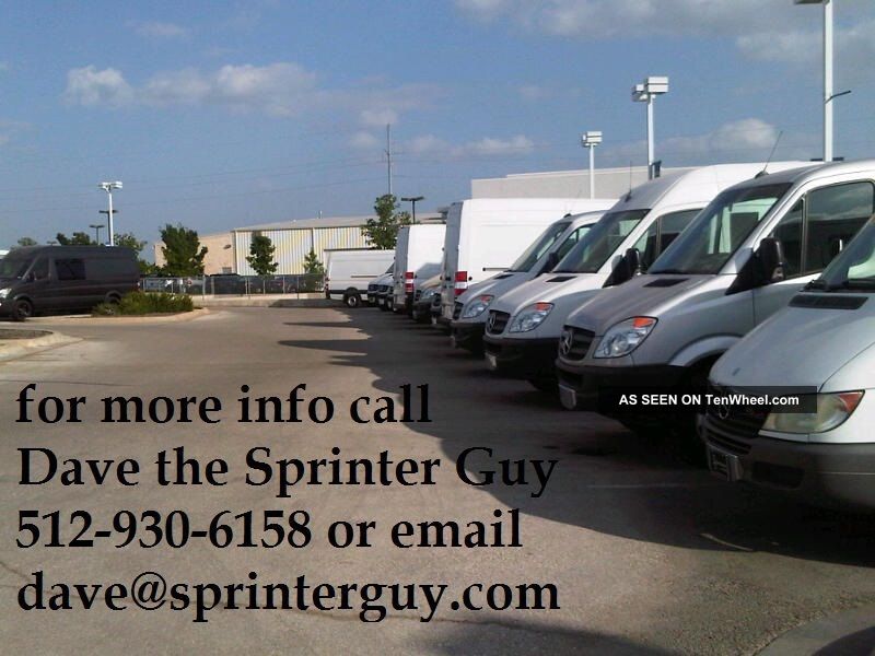 2013 Mercedes Benz Sprinter Cargo Van 2500 170