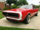 1967 Camaro Rs / Ss,  396,  Auto,  Buckets / Console,  Beauty Red With White Nose Stripe Camaro photo 3