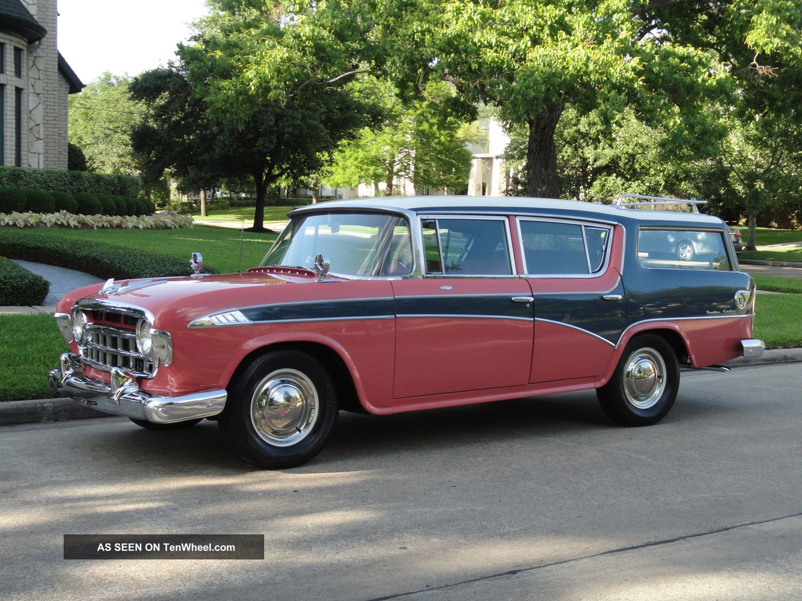 1956 Amc Nash Rambler Cross Country Station Wagon, Factory Ac, 3 Spd W