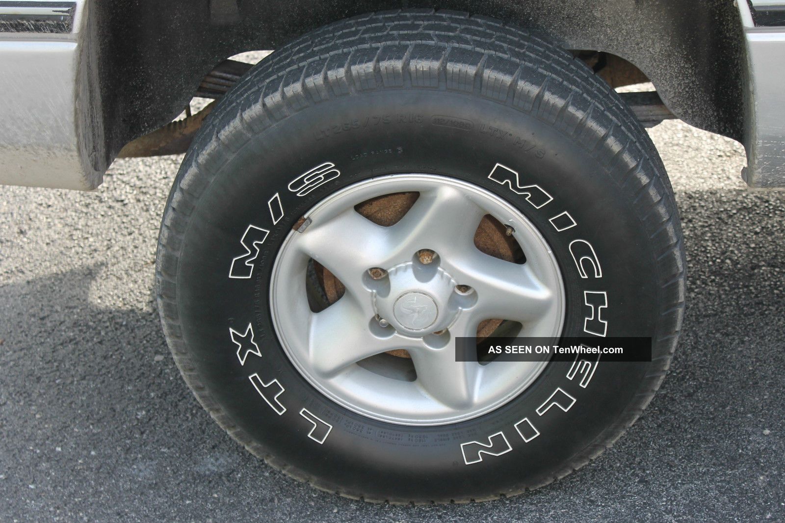 1997 Dodge Ram White 4x4 Michelin Tires