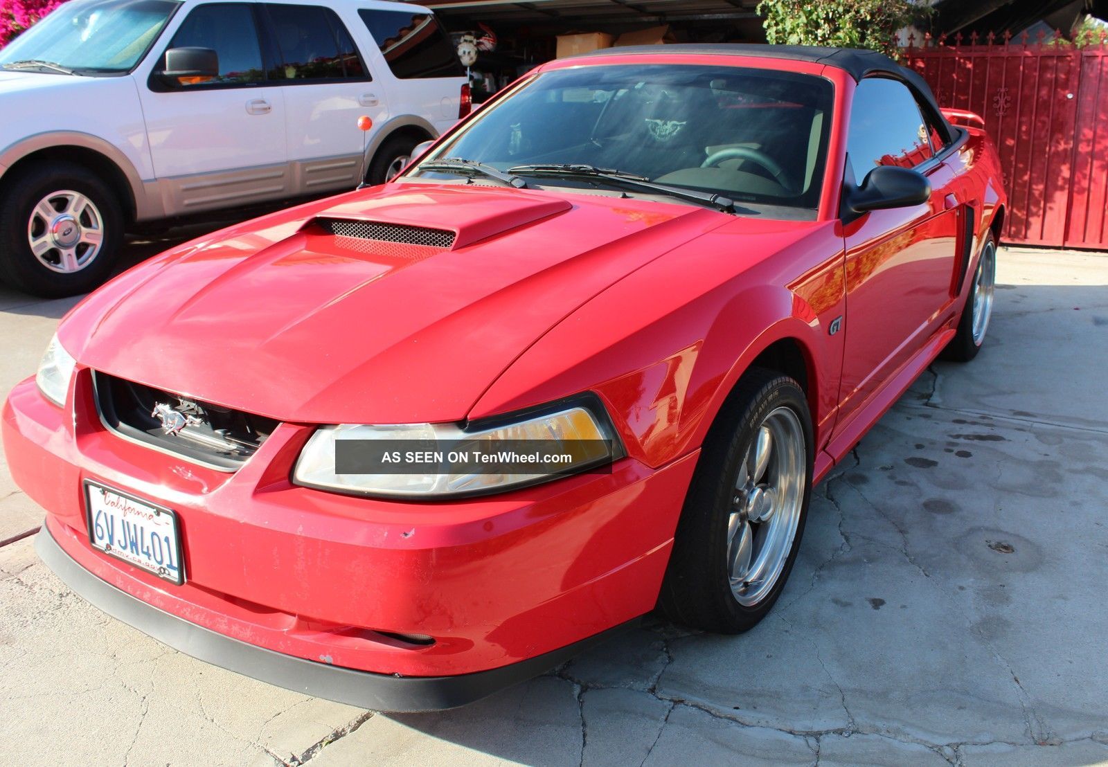 2001 Ford Mustang Gt Convertible Performance Red