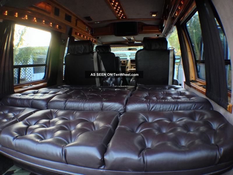 1995 Chevy G20 Glaval Conversion Van Wood Interior