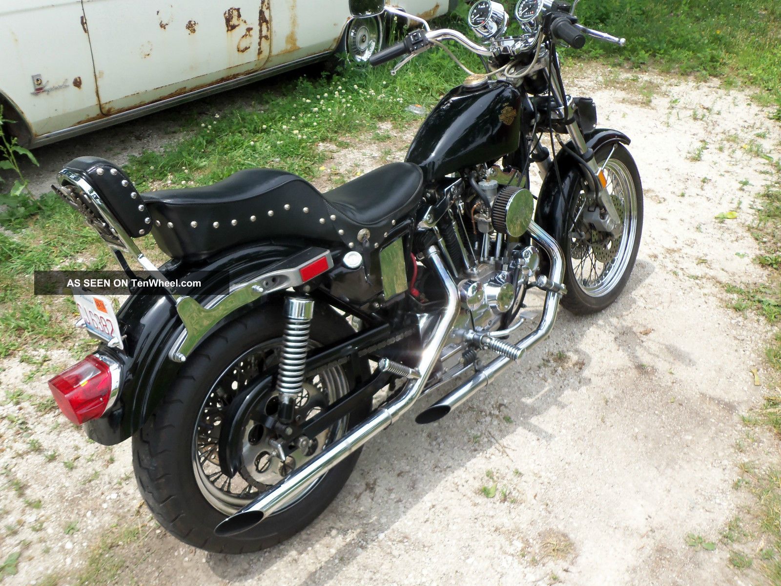1980 Harley Davidson Sportster Xlh 1000cc, Black Paint Under 18, 000mi