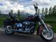 2008 Softail Deluxe In Crimson Red Sunglow - Vance & Hines Pipes & Tons Of Chrome Softail photo 2