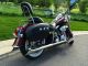 2008 Softail Deluxe In Crimson Red Sunglow - Vance & Hines Pipes & Tons Of Chrome Softail photo 4