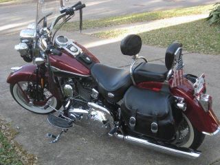 2007 Hd Softail Springer Classic - Two Tone In Color - Battery - Efi - Many Extras photo