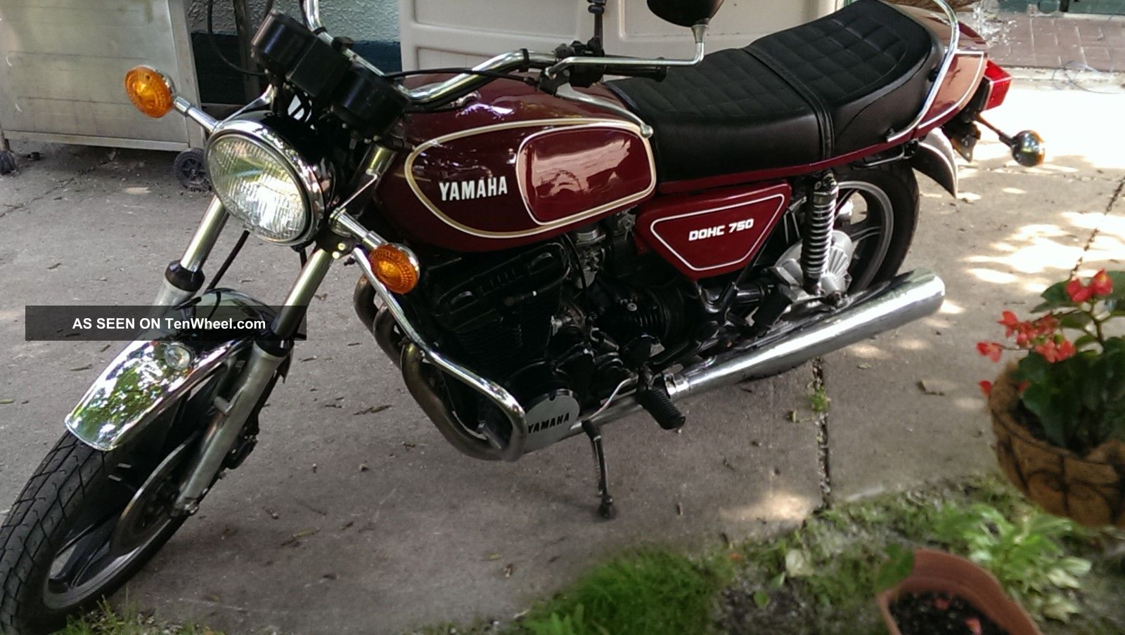 1977 Yamaha Dohc Xs750 Triple Condition Classic Bike
