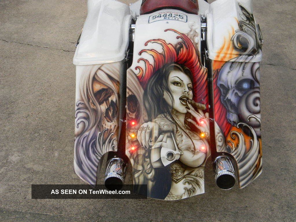 Arlen Ness Down N Out Stretched Fender Kit No Cut Out Touring 97 08