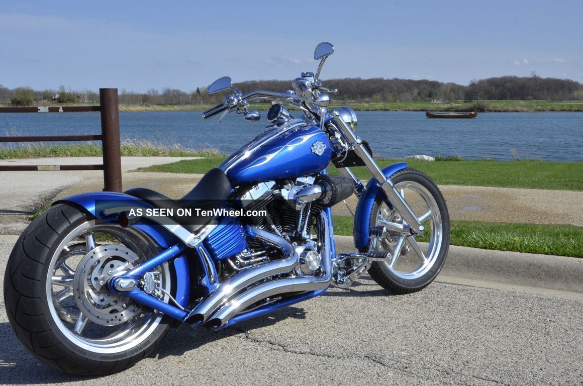 2008 Harley Rocker " C " Custom Pacific Blue