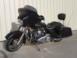 2013 Harley Street Glide Flhx Denim Black 650miles Loaded With Extras photo