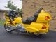 2002 Pearl Yellow Gl1800 Honda Goldwing With Landing Gear Gold Wing photo 1