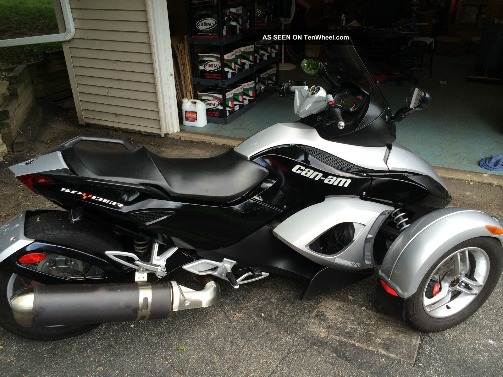 Can - Am Spyder Gs 2008 Silver Black 5 Speed Can-Am photo