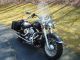 2007 Harley Davidson Flstn Softail Deluxe - Black Pearl Softail photo 2
