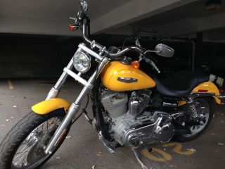 2007 Dyna Superglide,  Yellow With Black And Chrome, ,  Gps photo