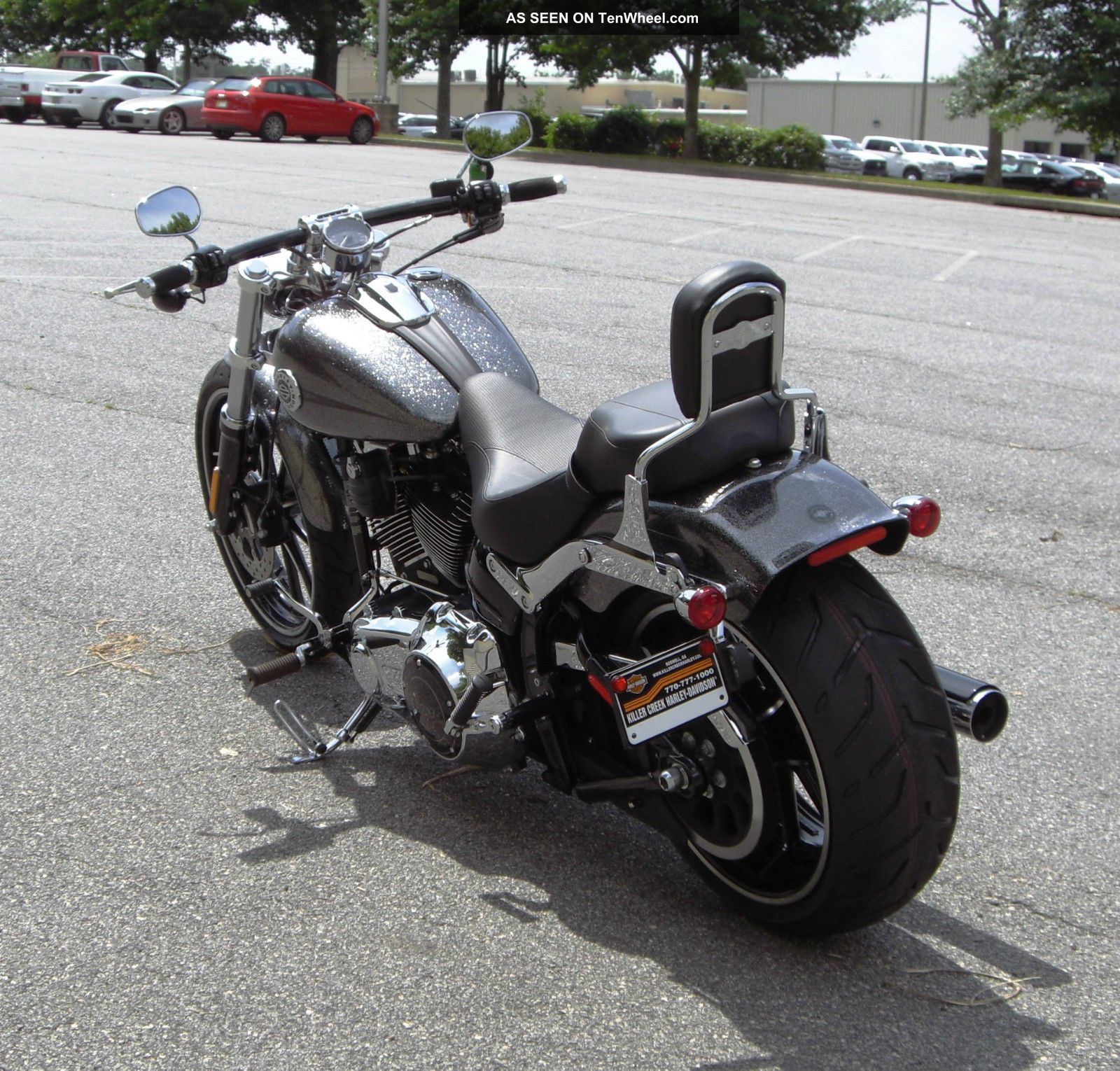 custom chrome harley davidson