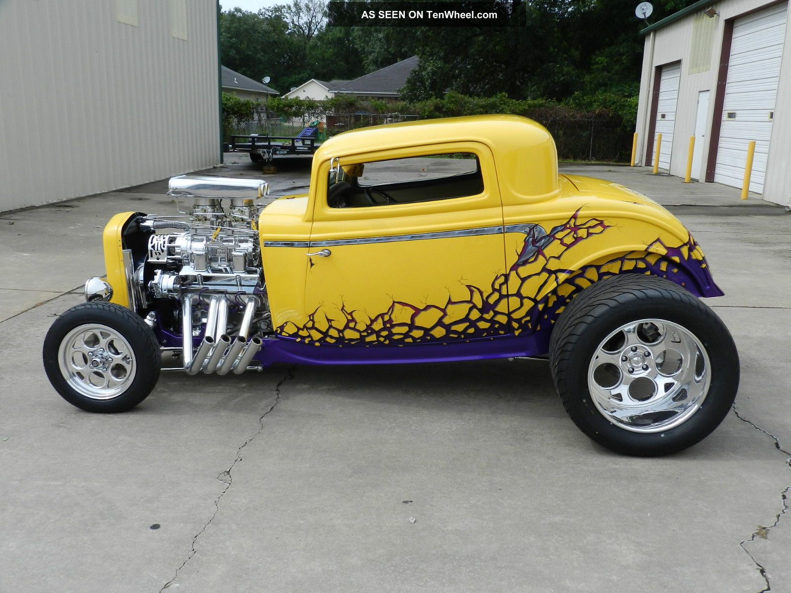 Wicked Yellow 1932 Blown Coupe (over 120k In Receipts) Model A photo
