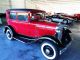Red And Black Ford Model A 1930 With Tan Interior Model A photo 10