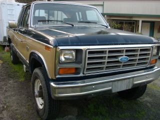1984 Ford F250 Xlt,  4x4,  Ext.  Cab 6.  9 Diesel. .  Hard To Find Have Receipts. photo