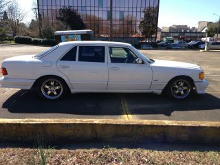 1987 Mercedes Benz 560 Sel W / Amg Body Kit And Chrome Rims photo