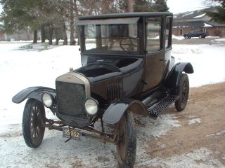 1926 Ford Model T Coupe - All Survivor.  Runs And Drives. photo
